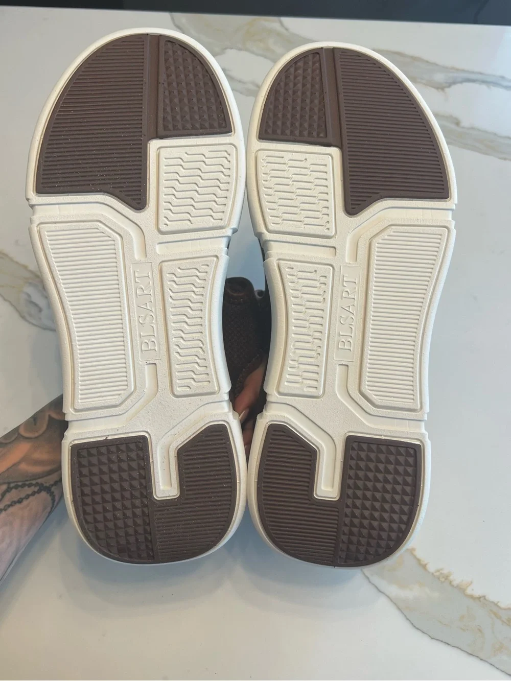 Mens Brown Wide Fitting Sandals - Comfortable Velcro Adjustable Straps